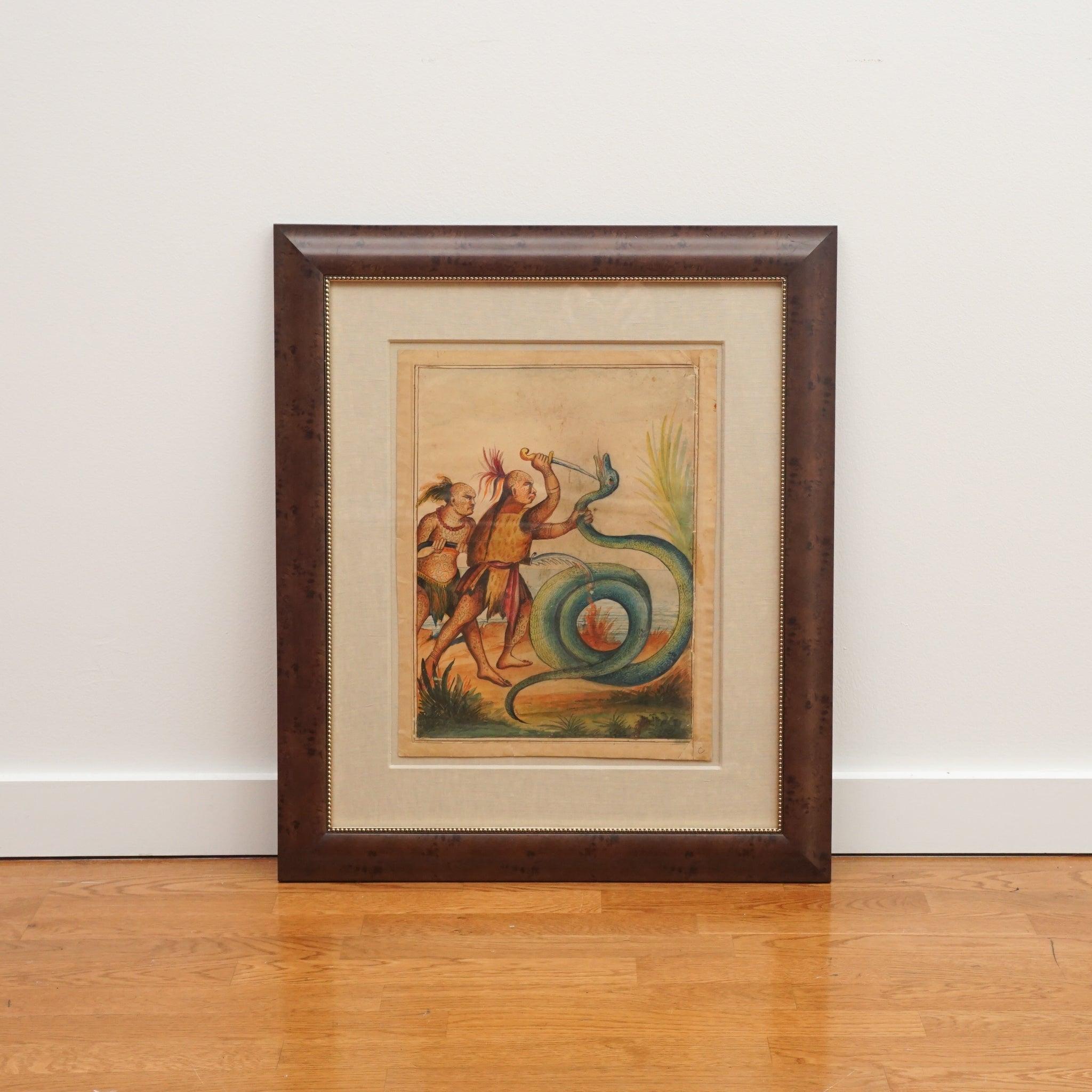 Set of Three 19th Century West Indies Original Watercolors 6