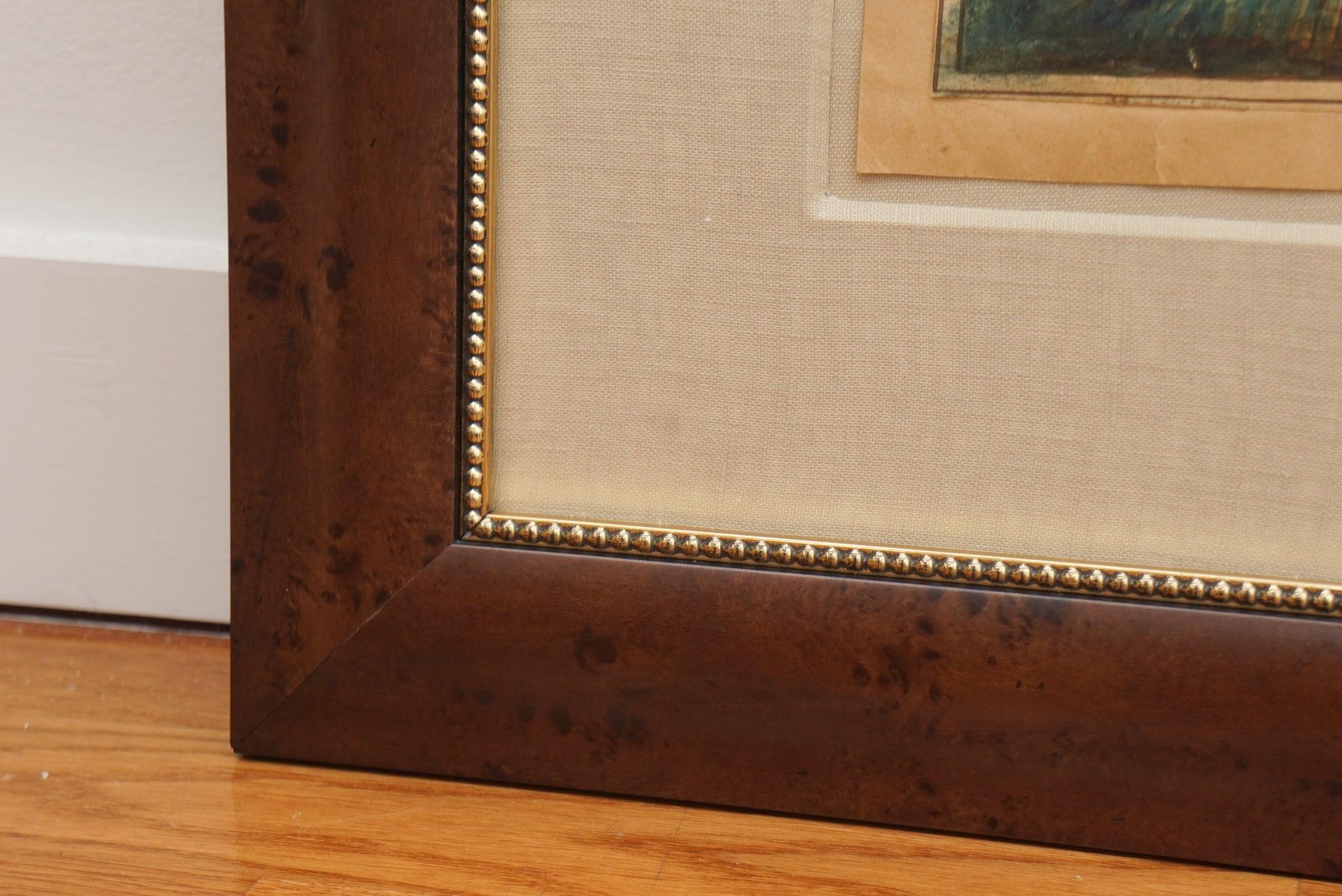 Regency Set of Three 19th Century West Indies Original Watercolors