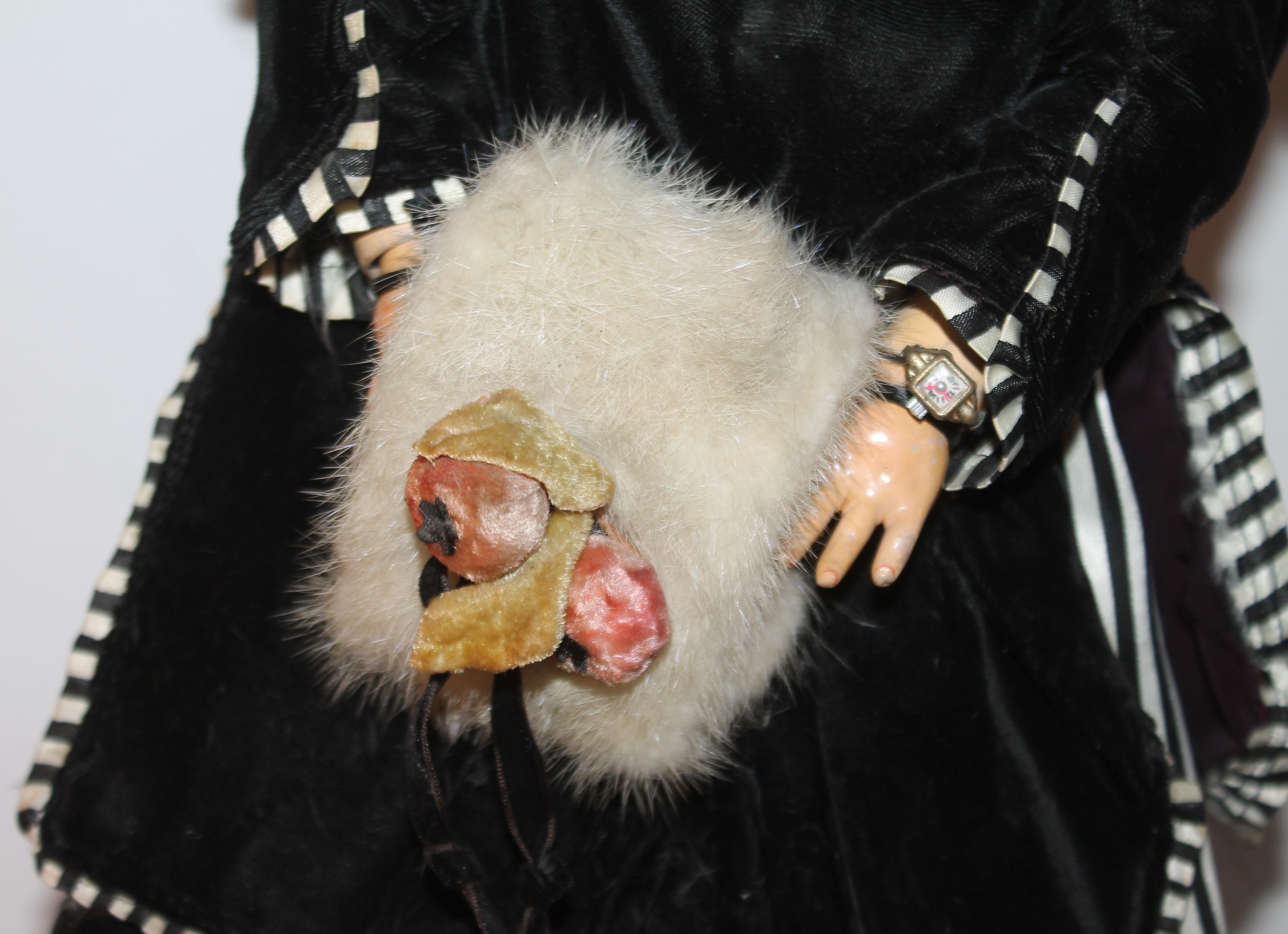 Adirondack Set of Three 19thc Hand Made German Dolls For Sale