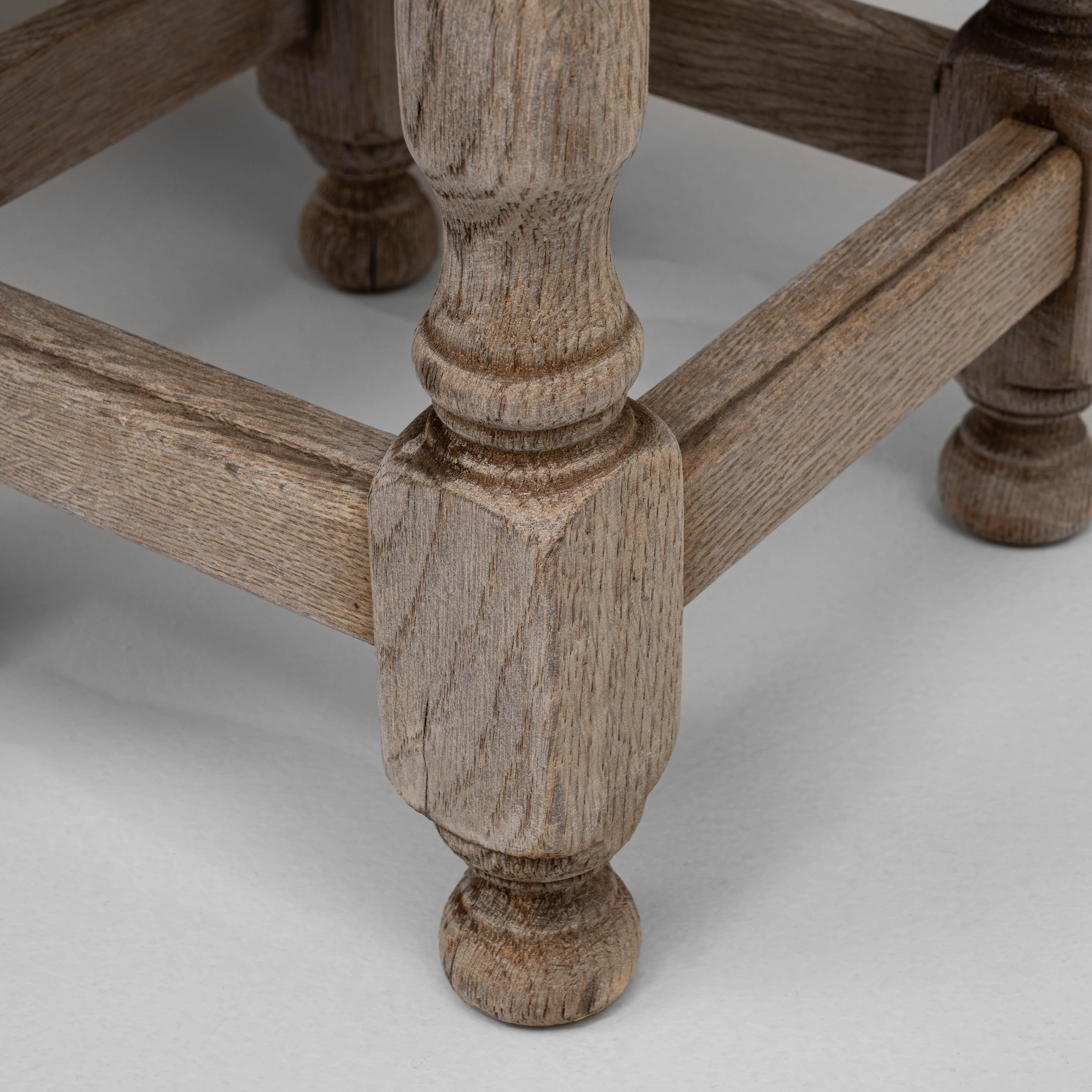 Set of Three, 20th Century French Oak Nesting Tables For Sale 6