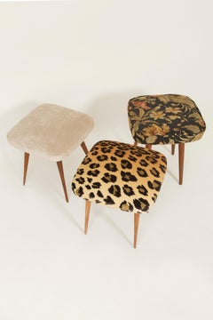 Set di tre sgabelli del XX secolo, anni '60