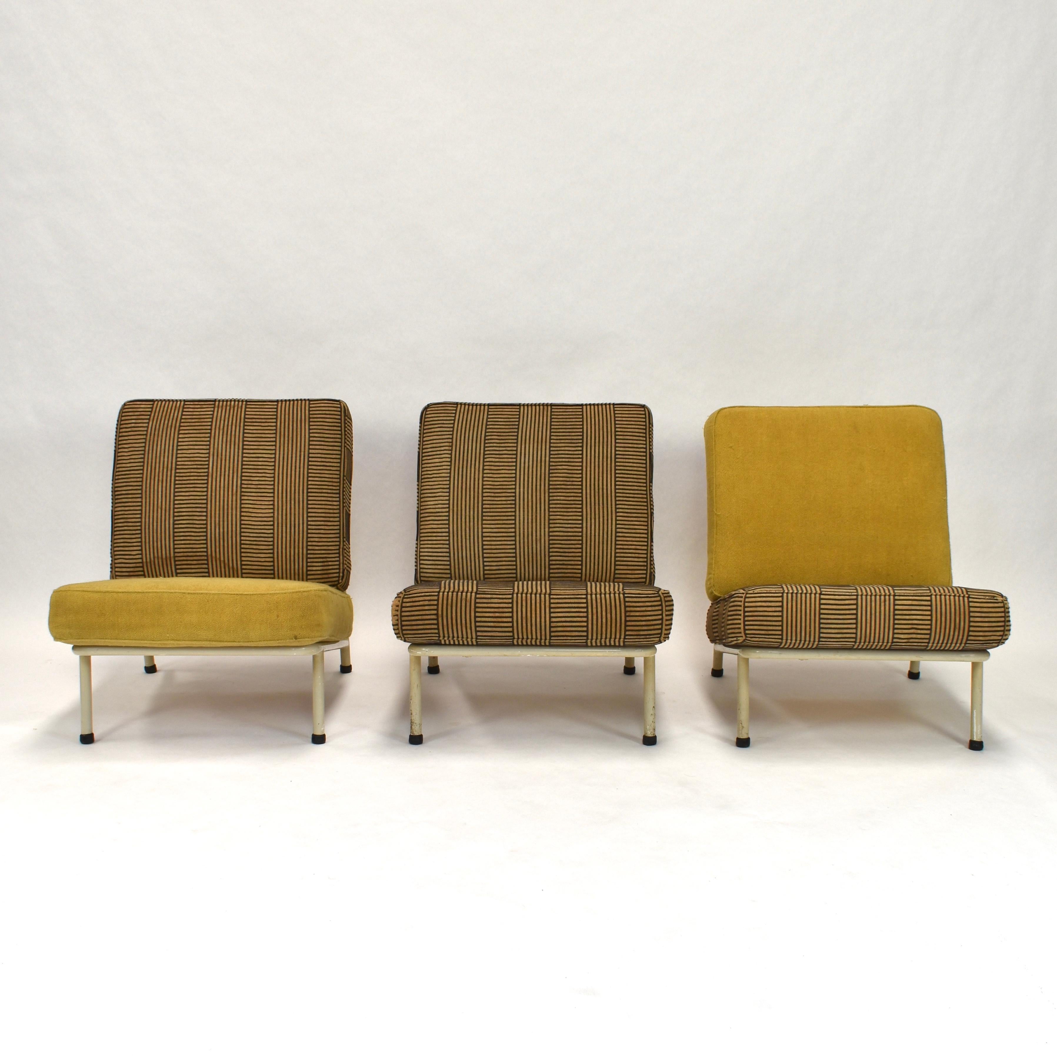Set of three DUX model 013 lounge chairs designed by Alf Svensson, 1950s.

 
