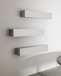 Set of Three Aluminum Wall Cabinet Shelves by Shigeru Uchida for Pastoe, 1990s
