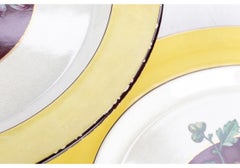 Set of Three Antique English Minton Plates, circa 1881