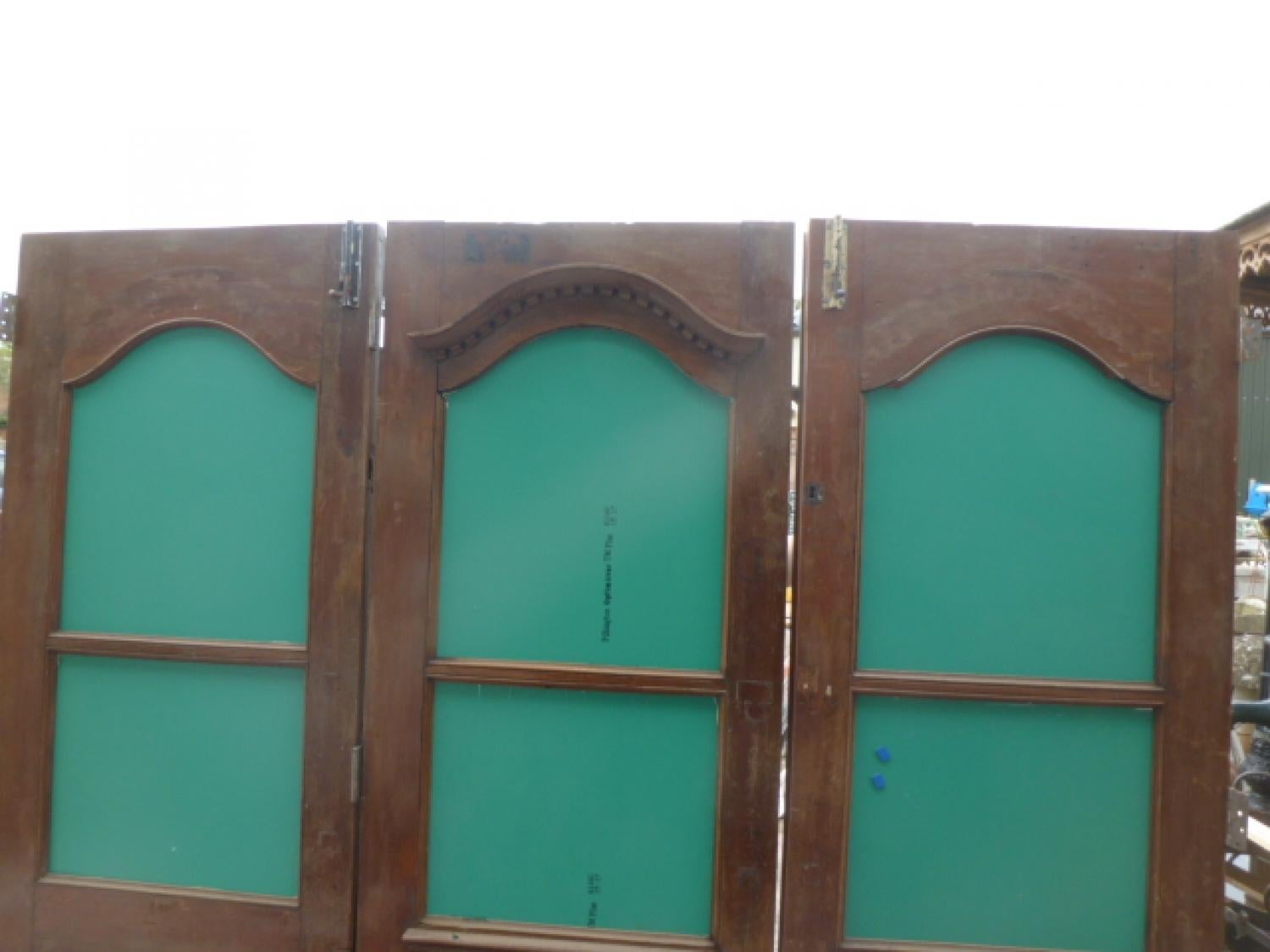 Set of Three Antique Mirrored Doors, 20th Century In Good Condition For Sale In London, GB