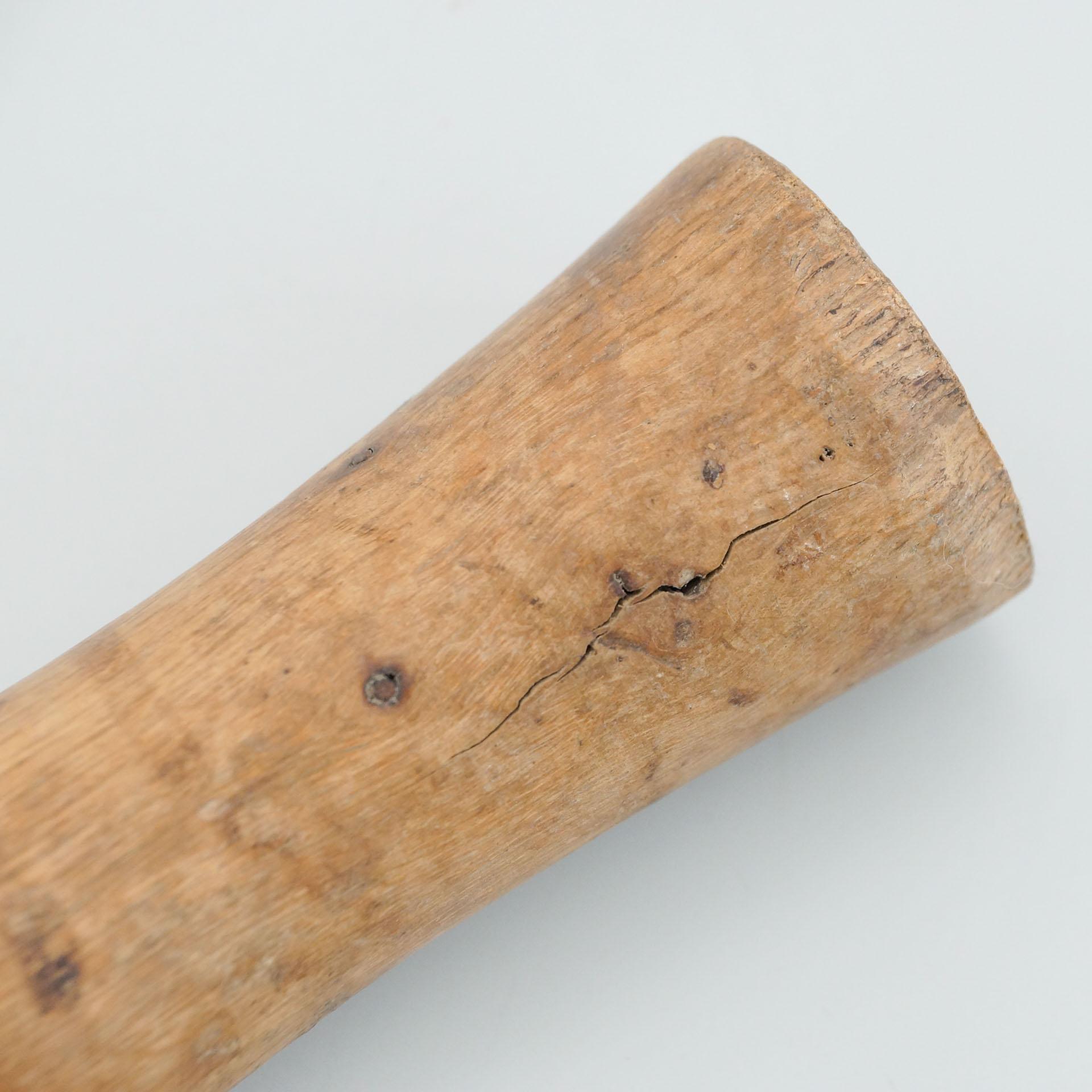 Set of Three Antique Skittles in Wood, circa 1950 For Sale 11