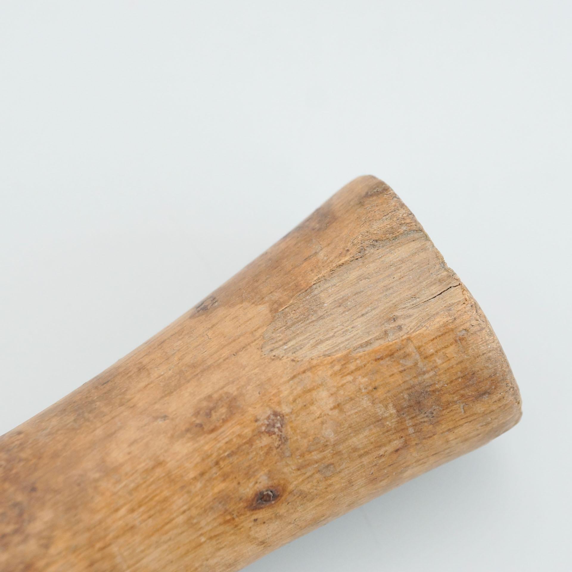Set of Three Antique Skittles in Wood, circa 1950 For Sale 12