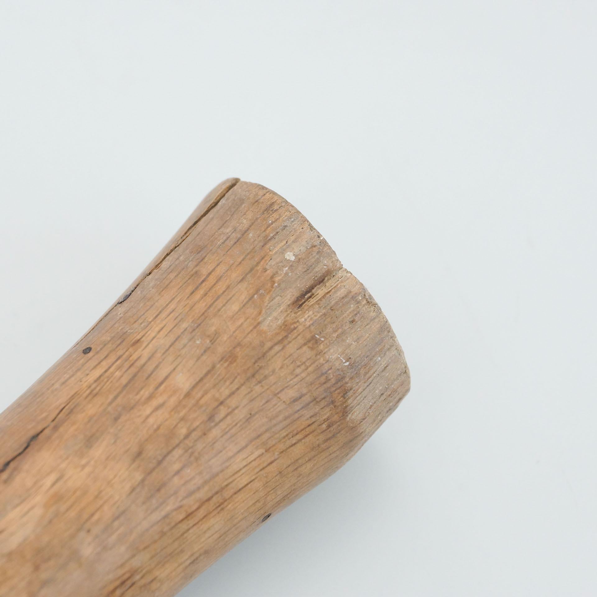Set of Three Antique Skittles in Wood, circa 1950 For Sale 13