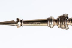 Set of Three Antique Sterling Silver Squirrel Nut Picks by George Sharp