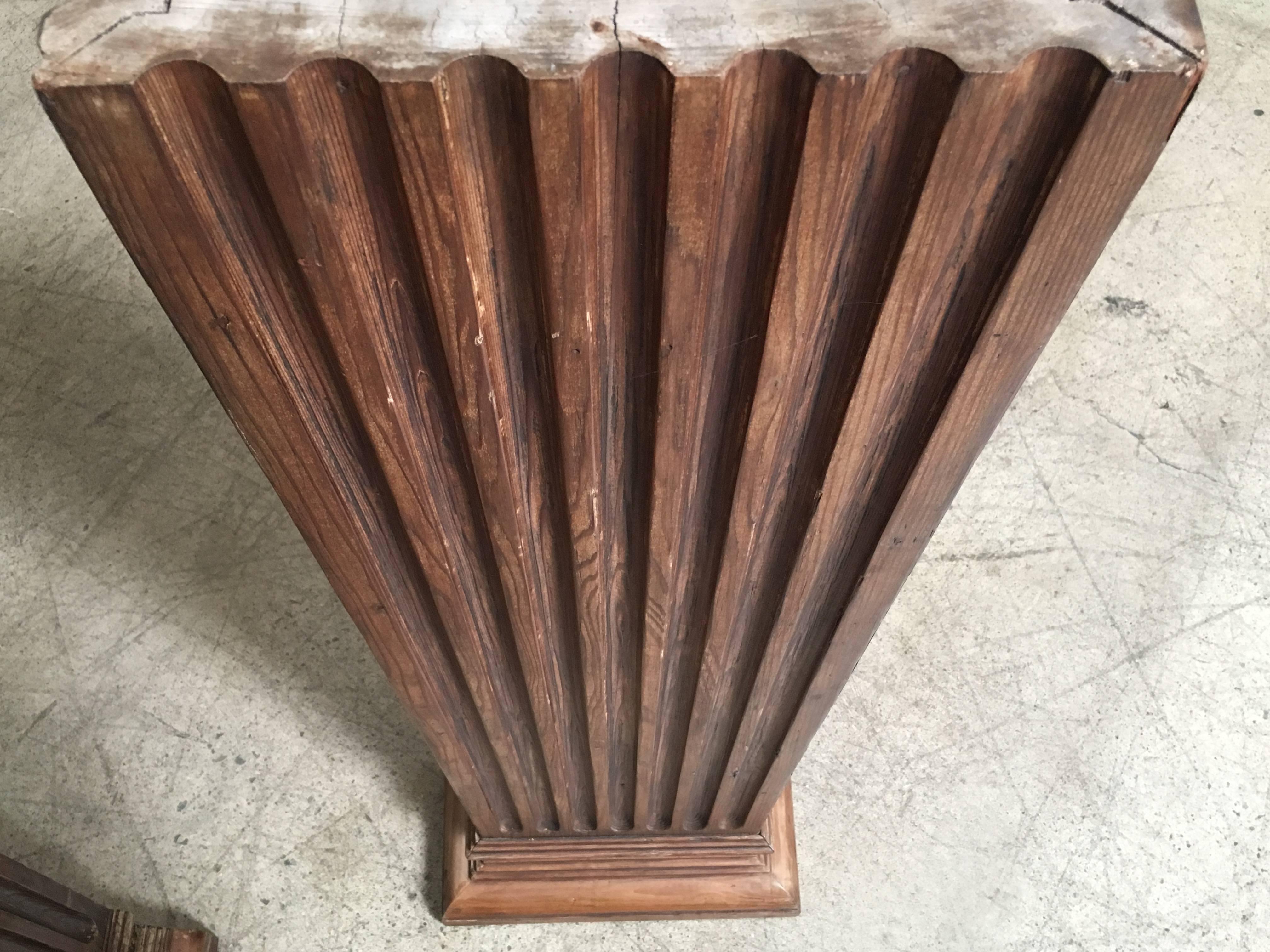 antique wood columns for sale