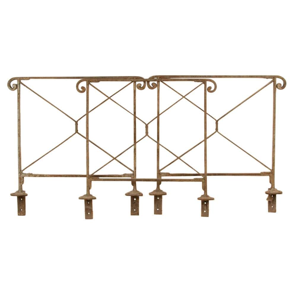 Set of Three Antique Wrought Iron Railings, French, 19th Century For ...