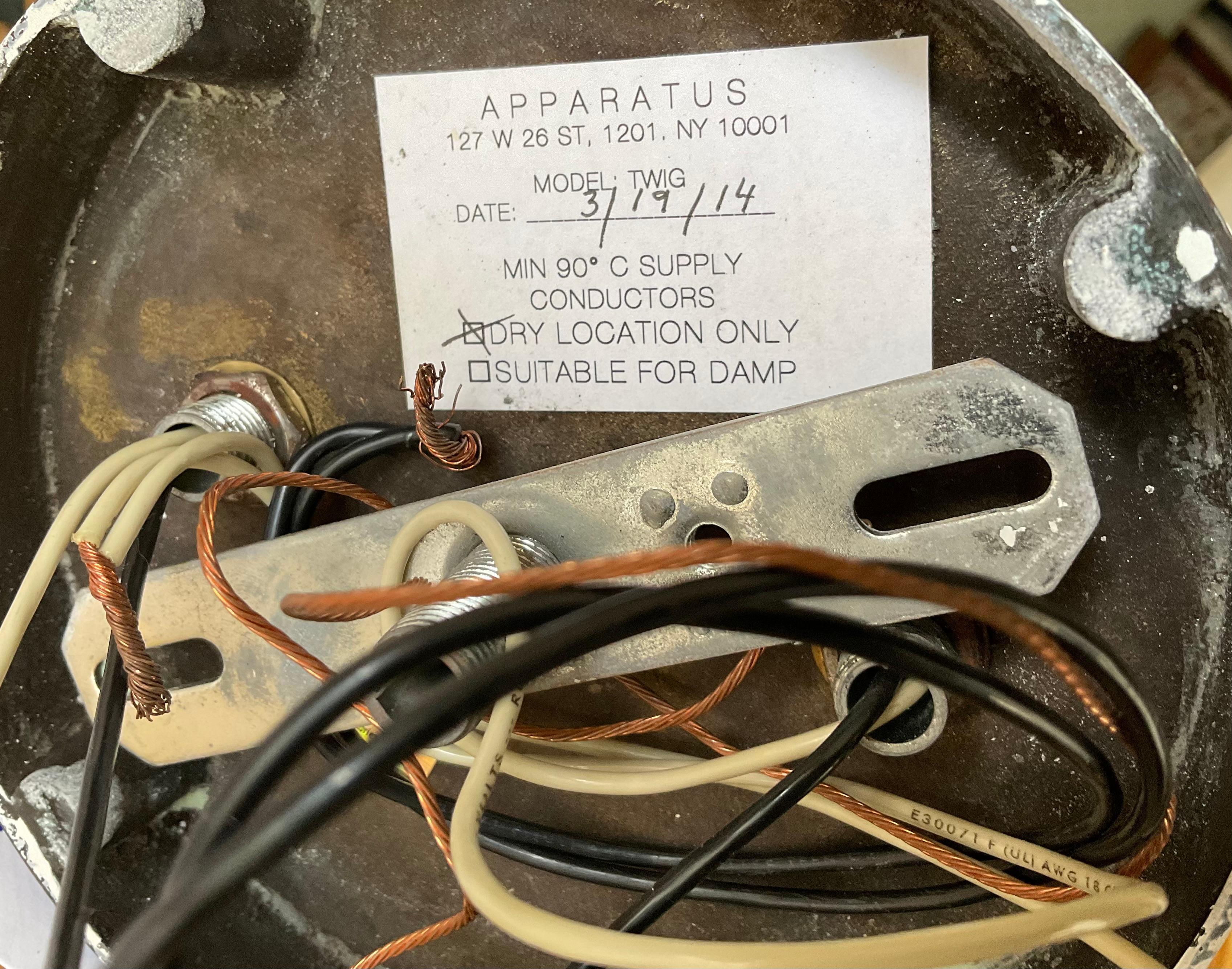 Set Of Three Apparatus Wall Sconces 4