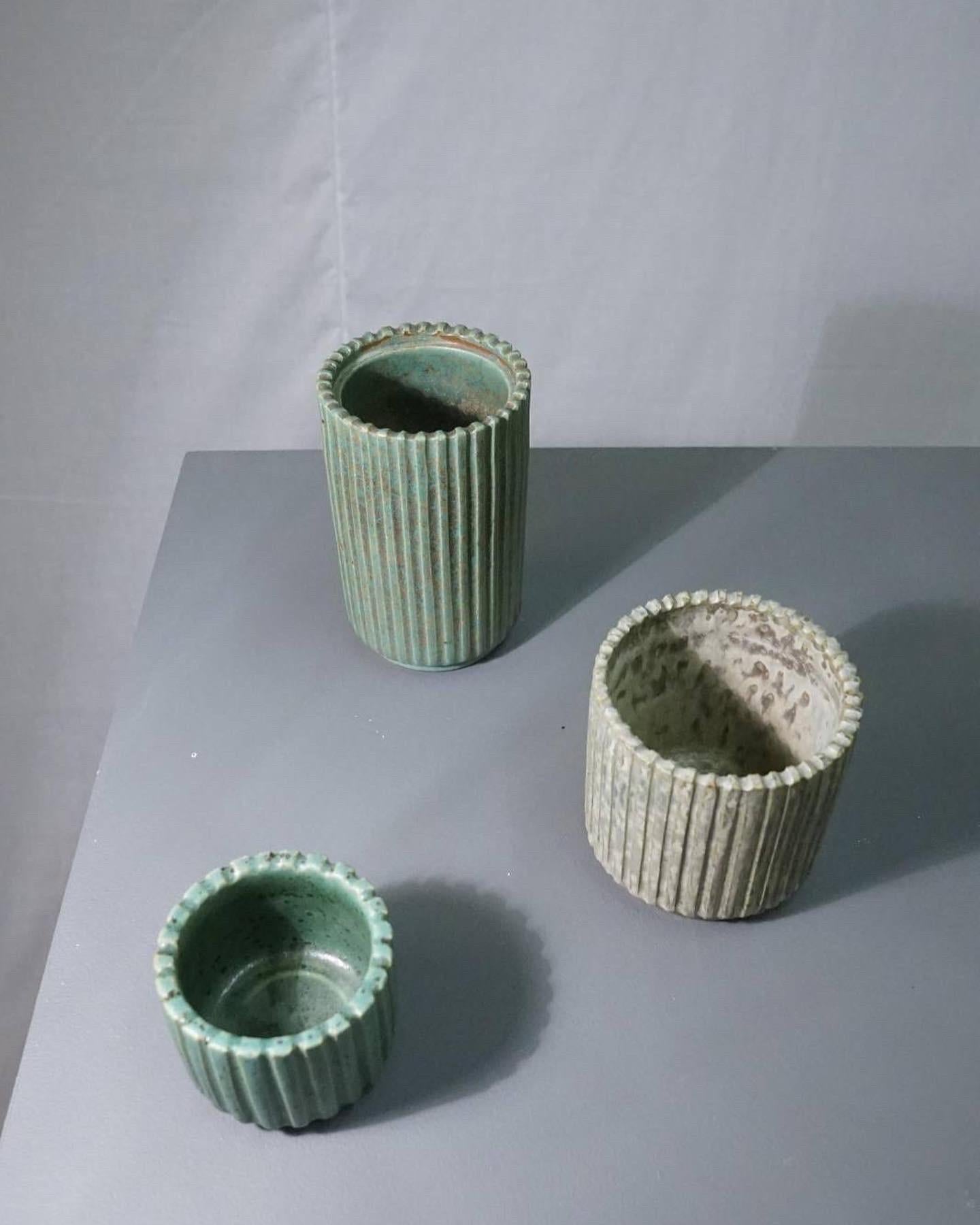 Set of Three Arne Bang Vases 1