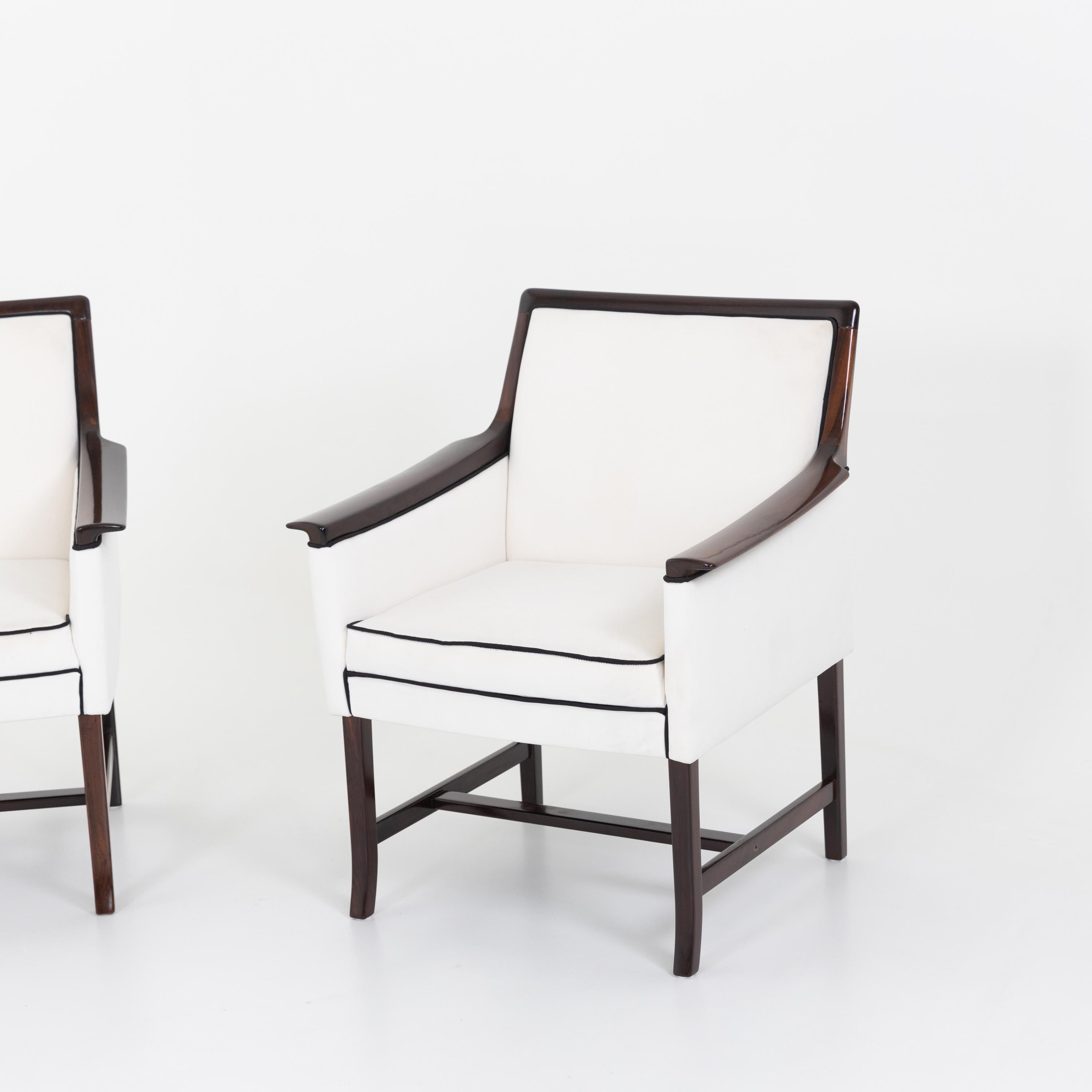 Set of Three Mid-Century Armchairs, France, 1950s For Sale 5