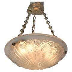  Art Deco Chandelier by Degue