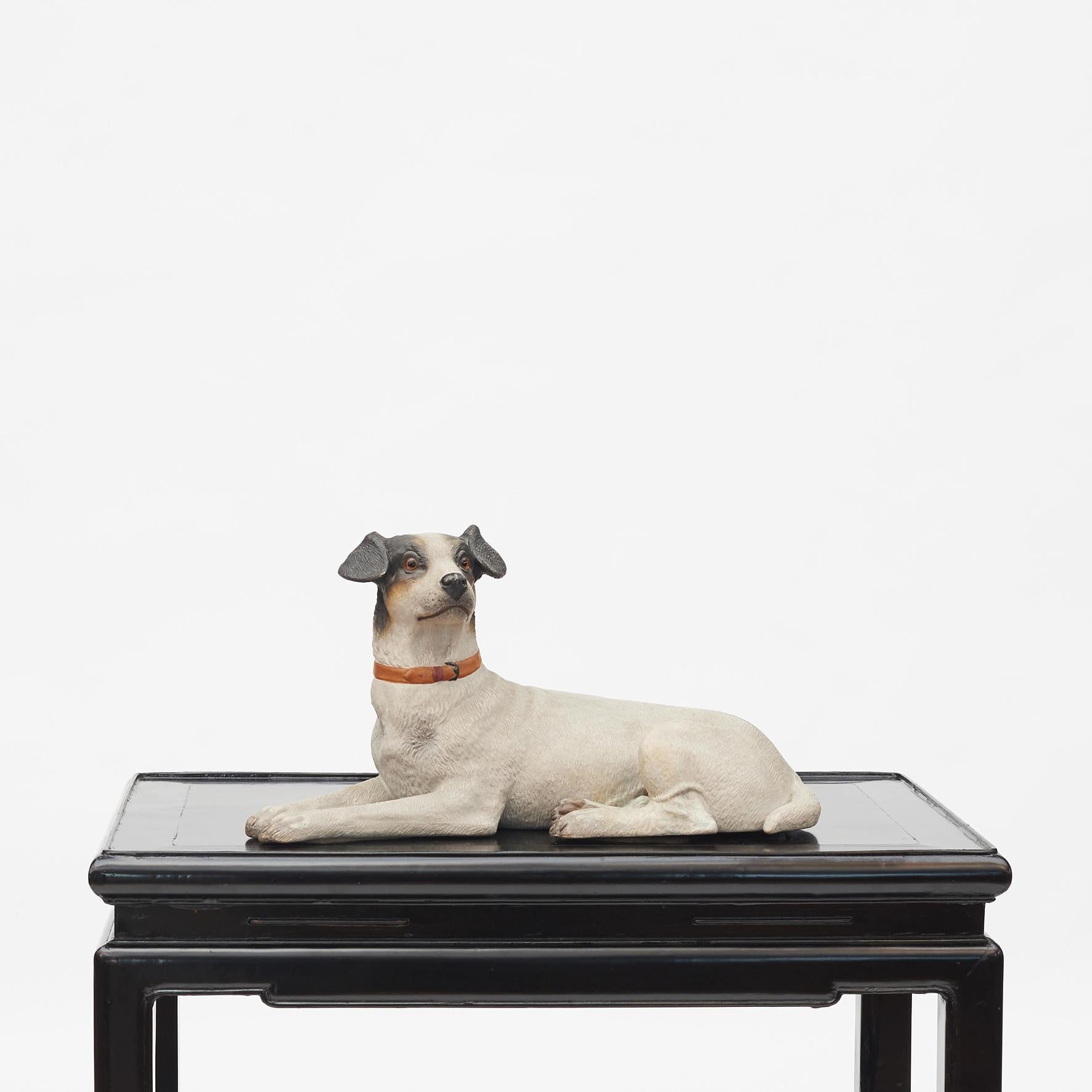 Austriaco Set di tre Jack Russell Terrier austriaci in terracotta, circa 1900
