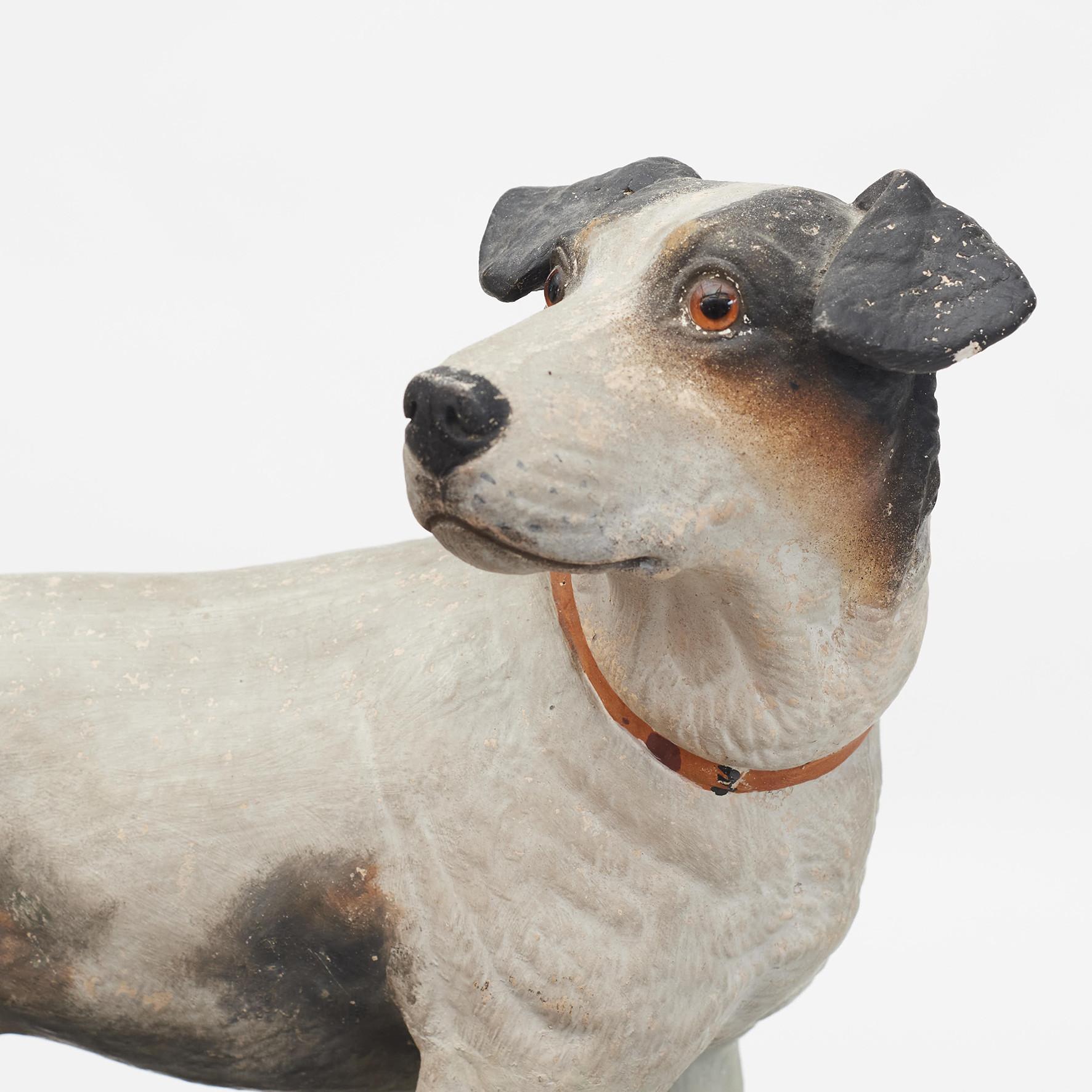 XX secolo Set di tre Jack Russell Terrier austriaci in terracotta, circa 1900