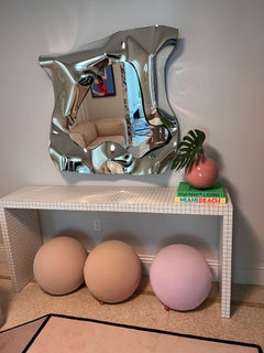 Set of Three Baleri Tatino Poufs by Enrico Baleri, Denis Santachiara in STOCK