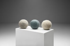 Set of Three Ball-Shaped Accent Pillows
