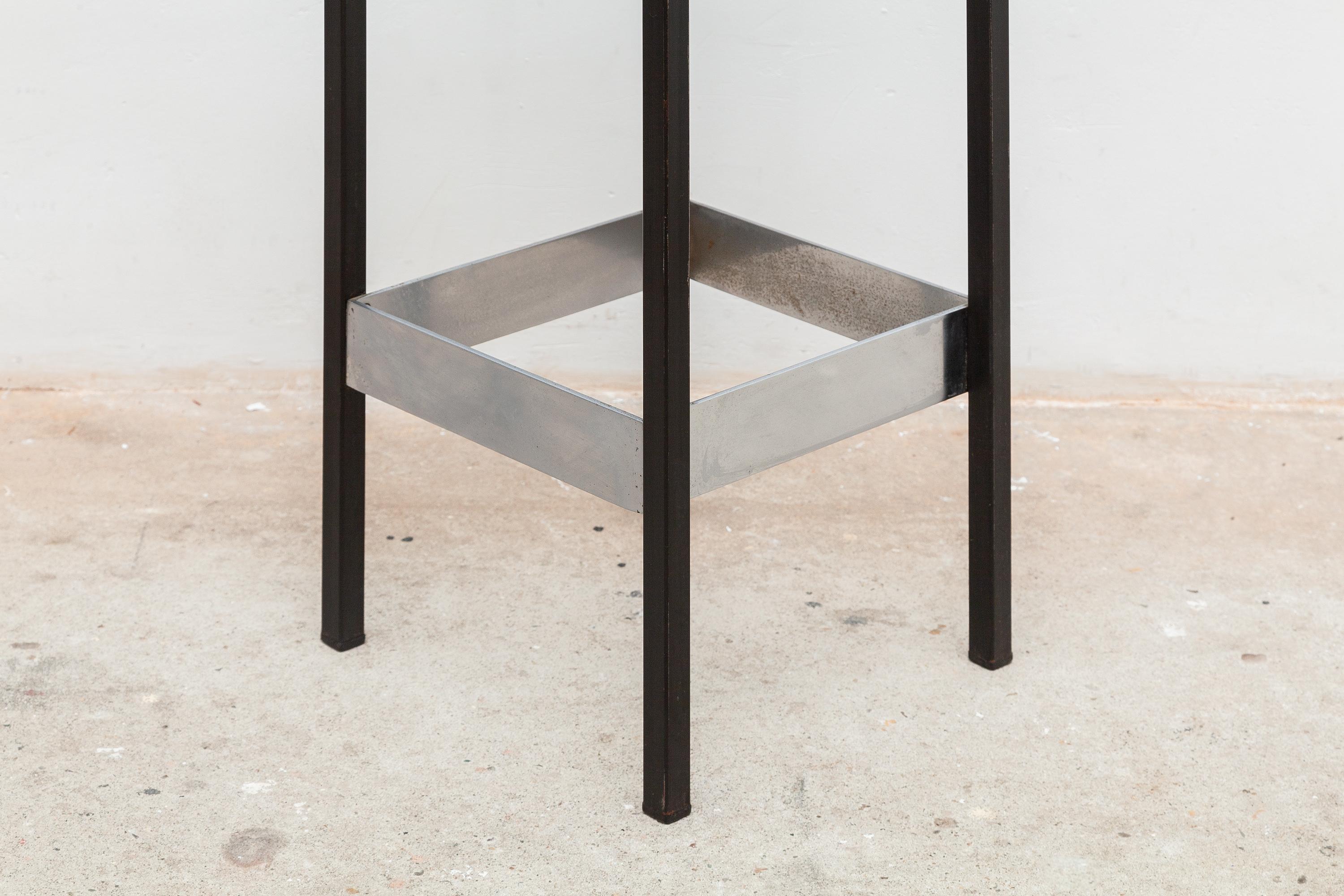Belgian Set of Three Bar Stools, 1960s Belgium Midcentury Design