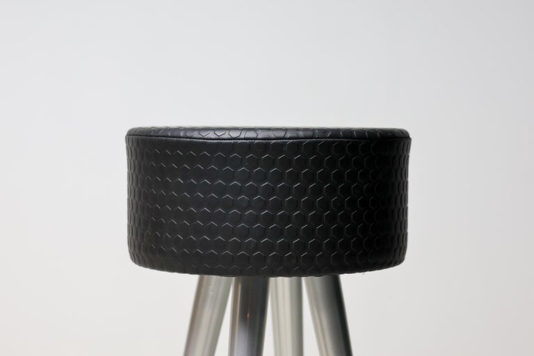 Tabouret haut Sgabello Alto Zeus / H 72 cm - Maurizio Peregalli, 1984 - Noir - Métal | Made In Design