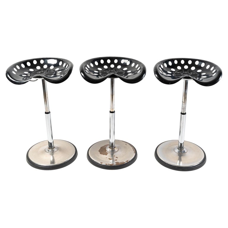 Set of Three Bar Stools at 1stDibs