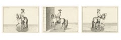 Set of Three Baron d’Eisenberg Equestrian Engravings, 1727