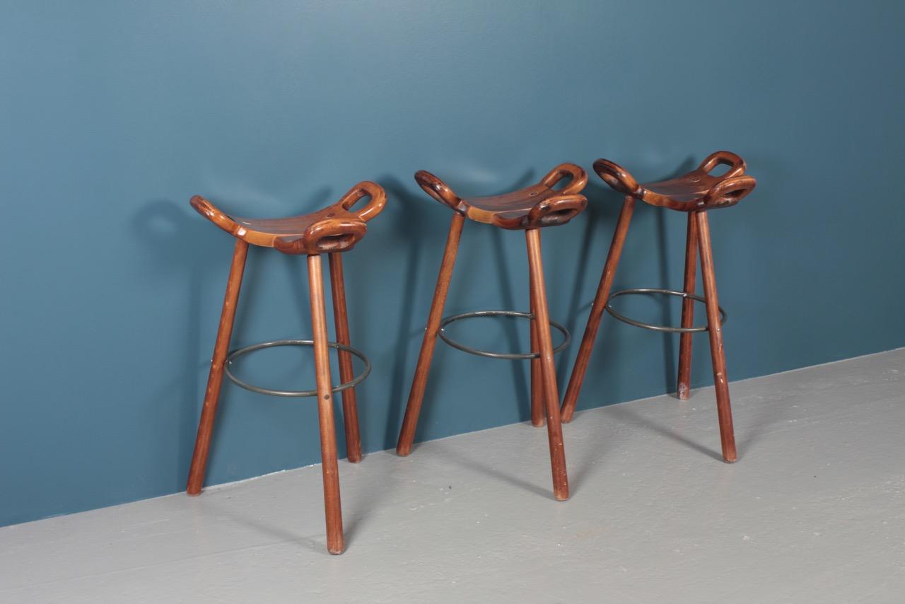 Pair of Barstools, Made in Spain, 1960s 2
