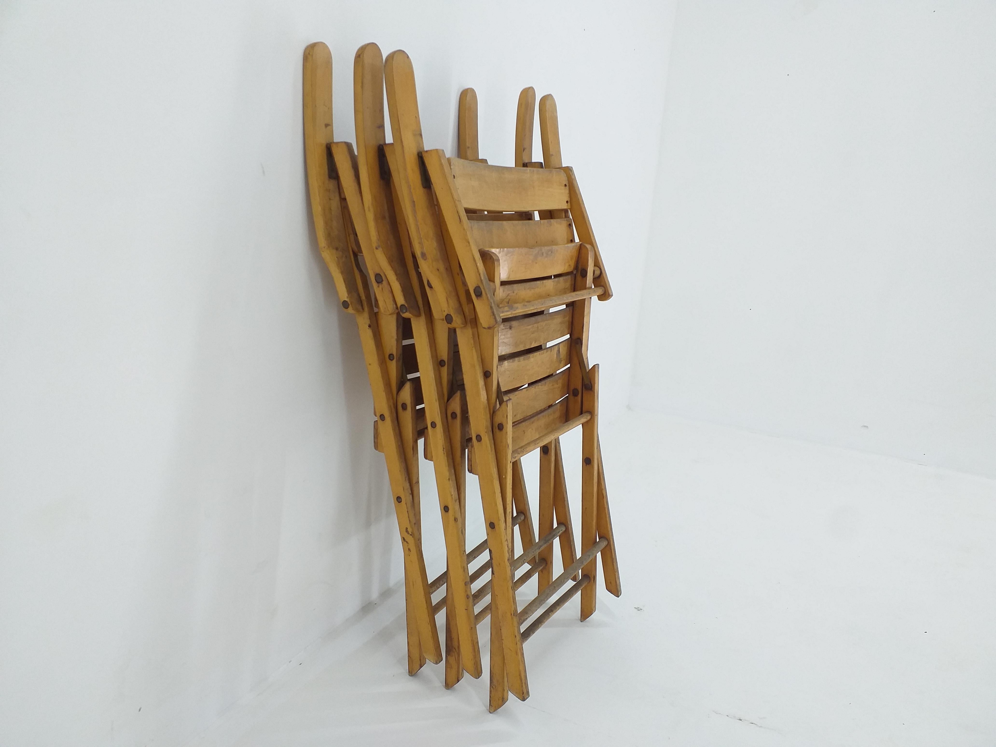 Ensemble de trois fauteuils pliants Bauhaus Naether, Allemagne, années 1930 en vente 6