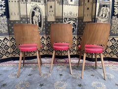 Set of three Baumann bistro chairs "Mondor"