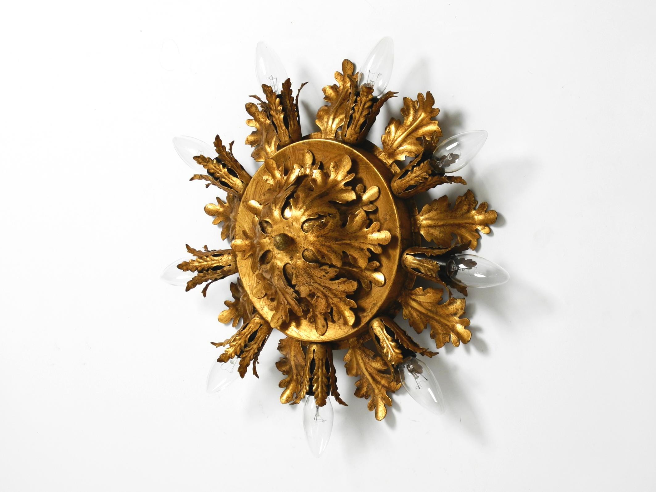 Mid-20th Century Set of three beautiful 60s Italian ceiling or wall lamps by Banci Firenze Italy For Sale