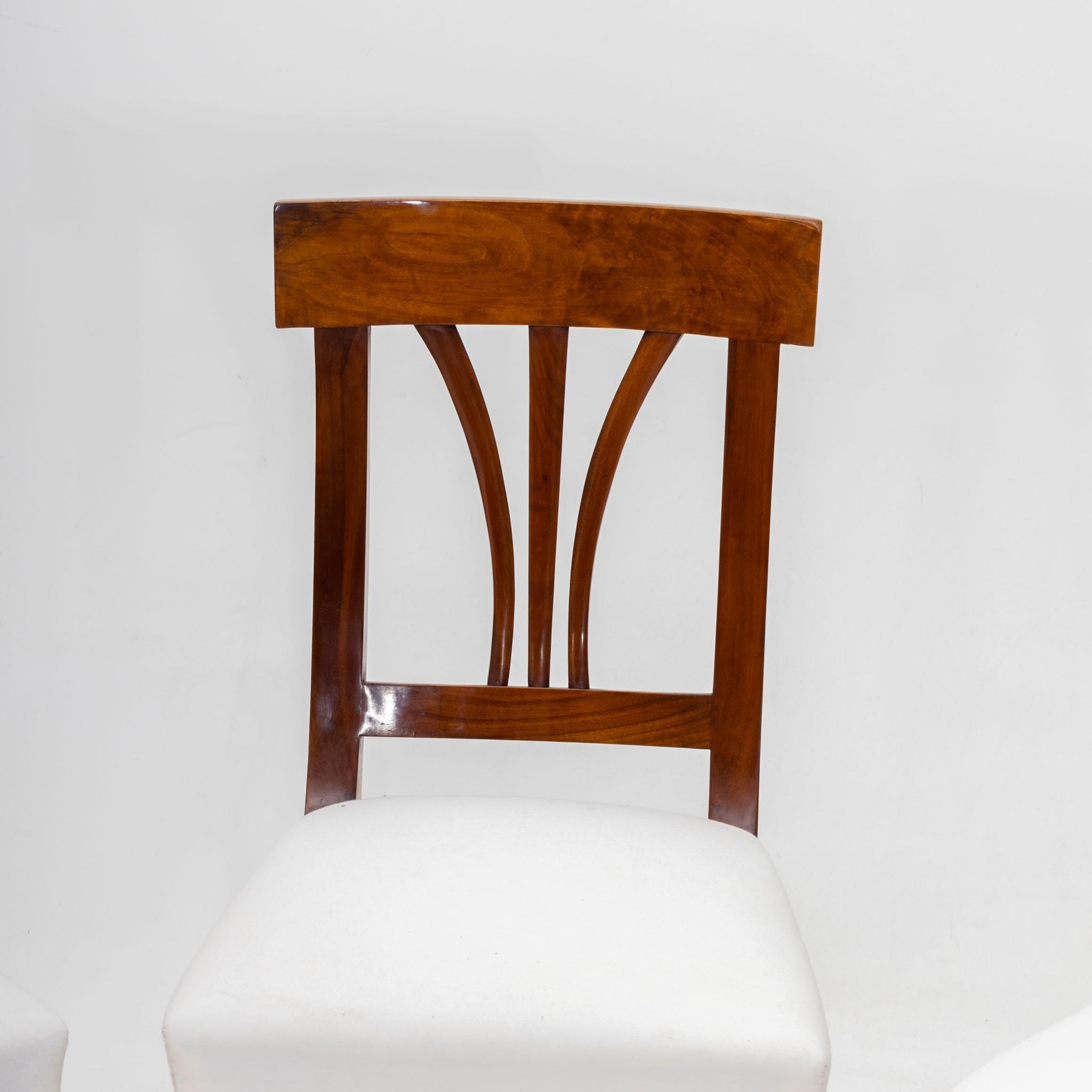 Early 19th Century Set of Three Biedermeier Dining Room Chairs, Germany, circa 1820 For Sale