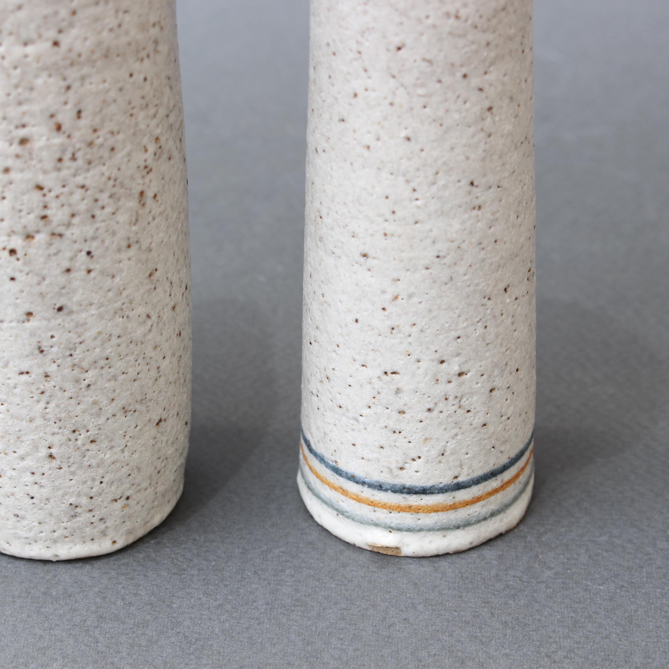 Set of Three Bottle-Shaped Vases by Bruno Gambone, circa 1990s For Sale 7