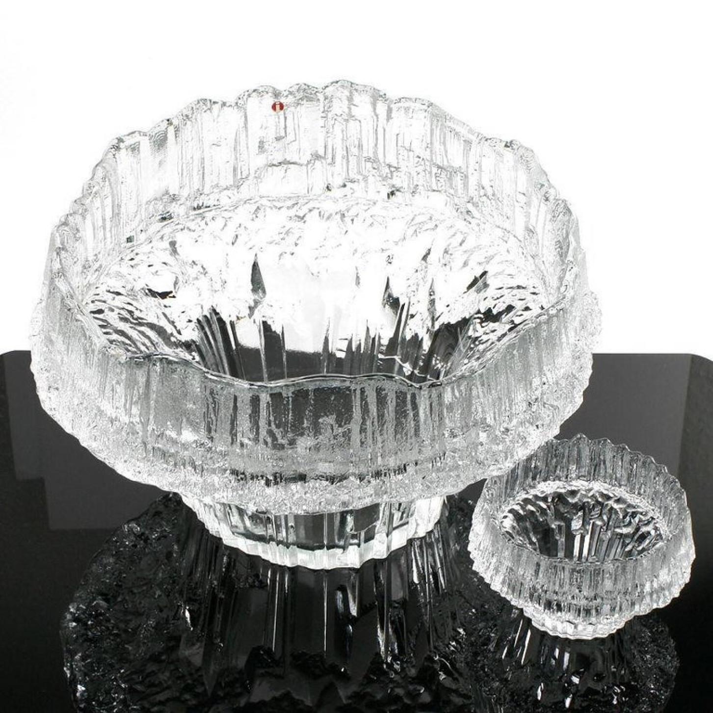 Set of Three Bowls or Candlesticks by Wirkkala for Littala, Finland ...
