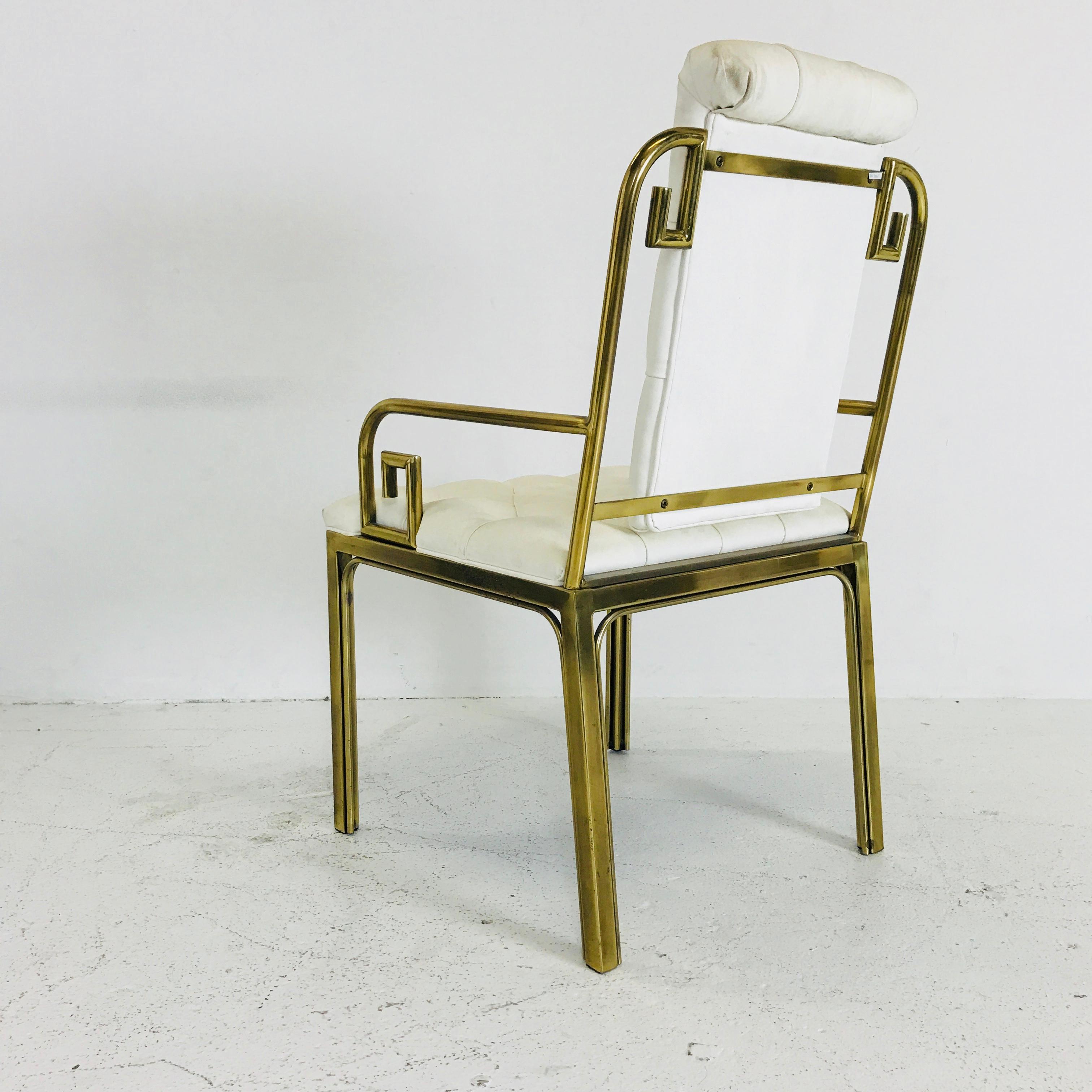 brass chair