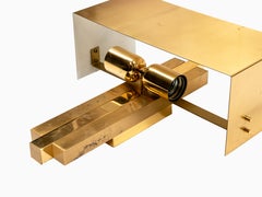 A Brass Wall Light by WKR