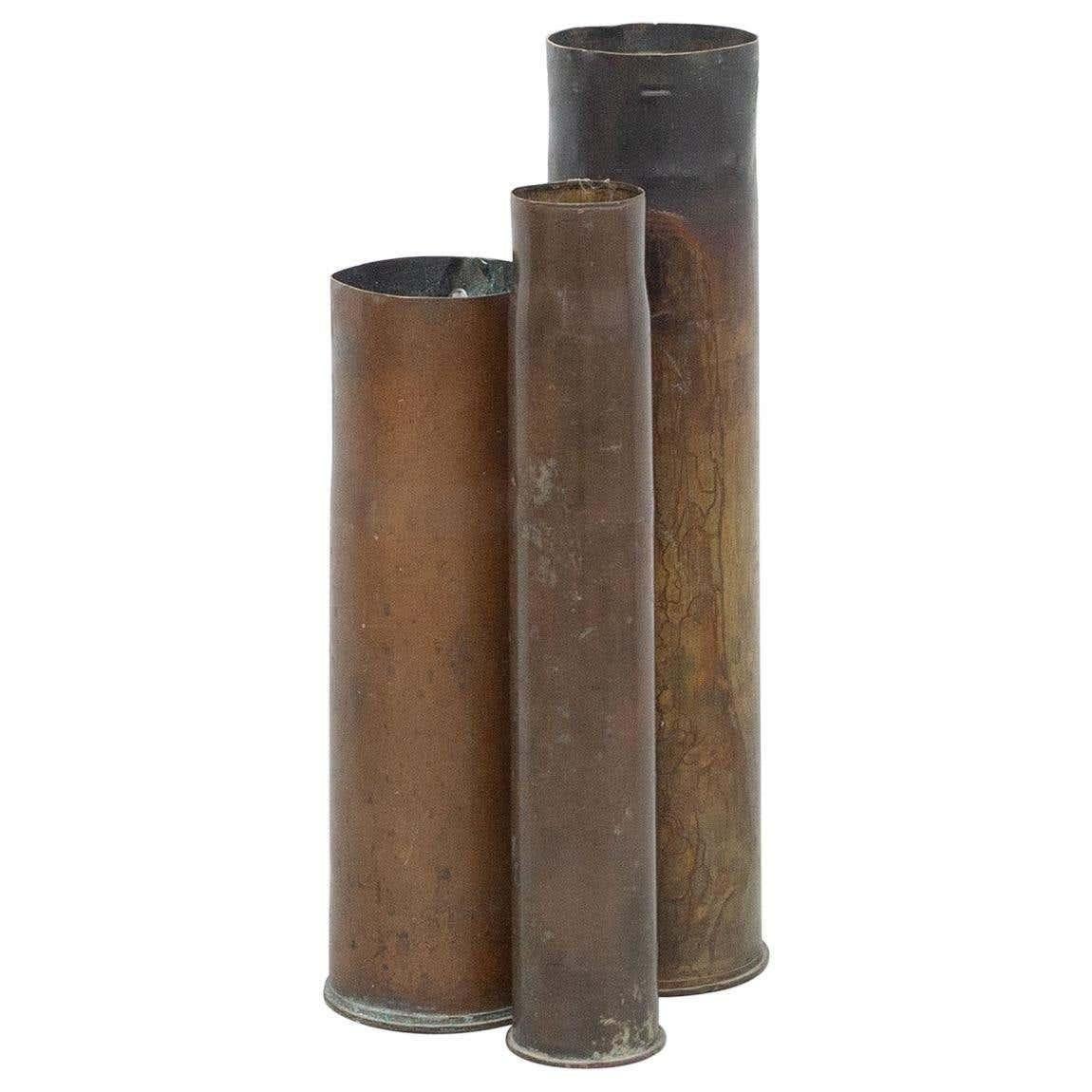 Set di tre vasi in bronzo, 1930 circa in vendita 10