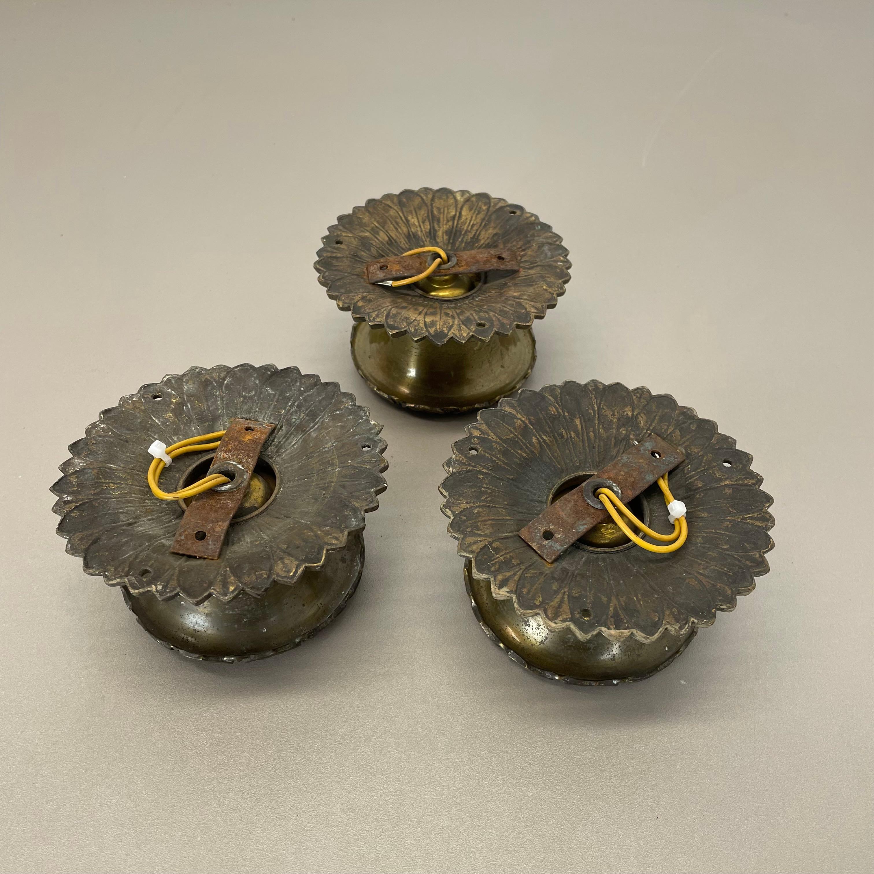 Set of Three Brutalist BRONZE 