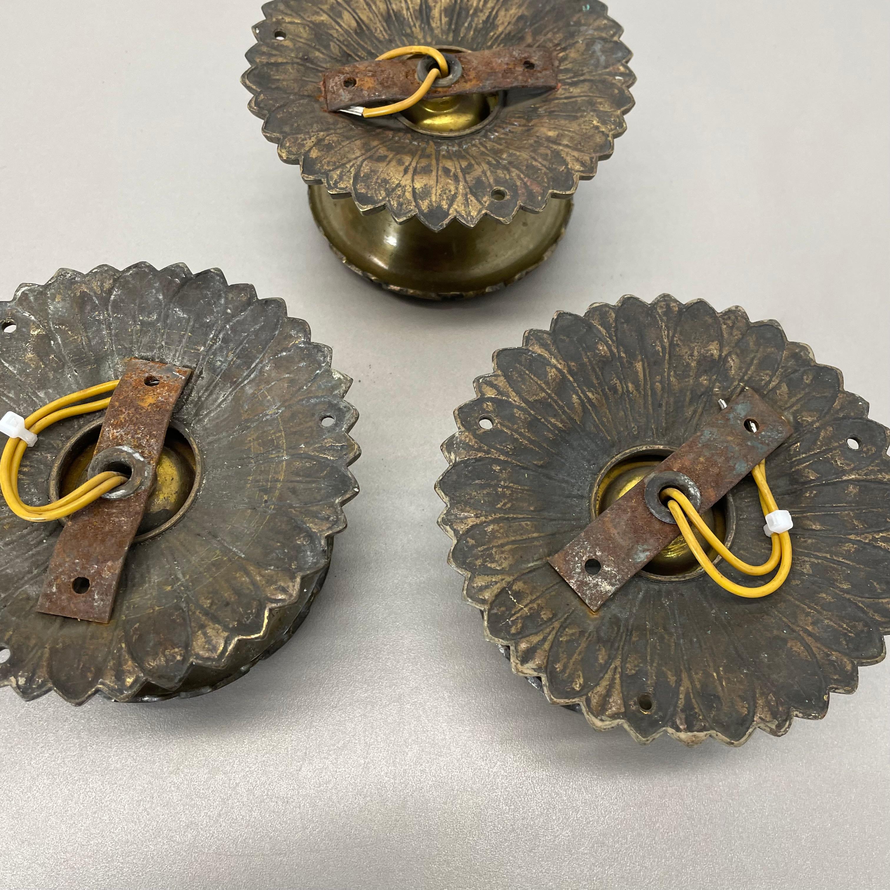 Set of Three Brutalist BRONZE 