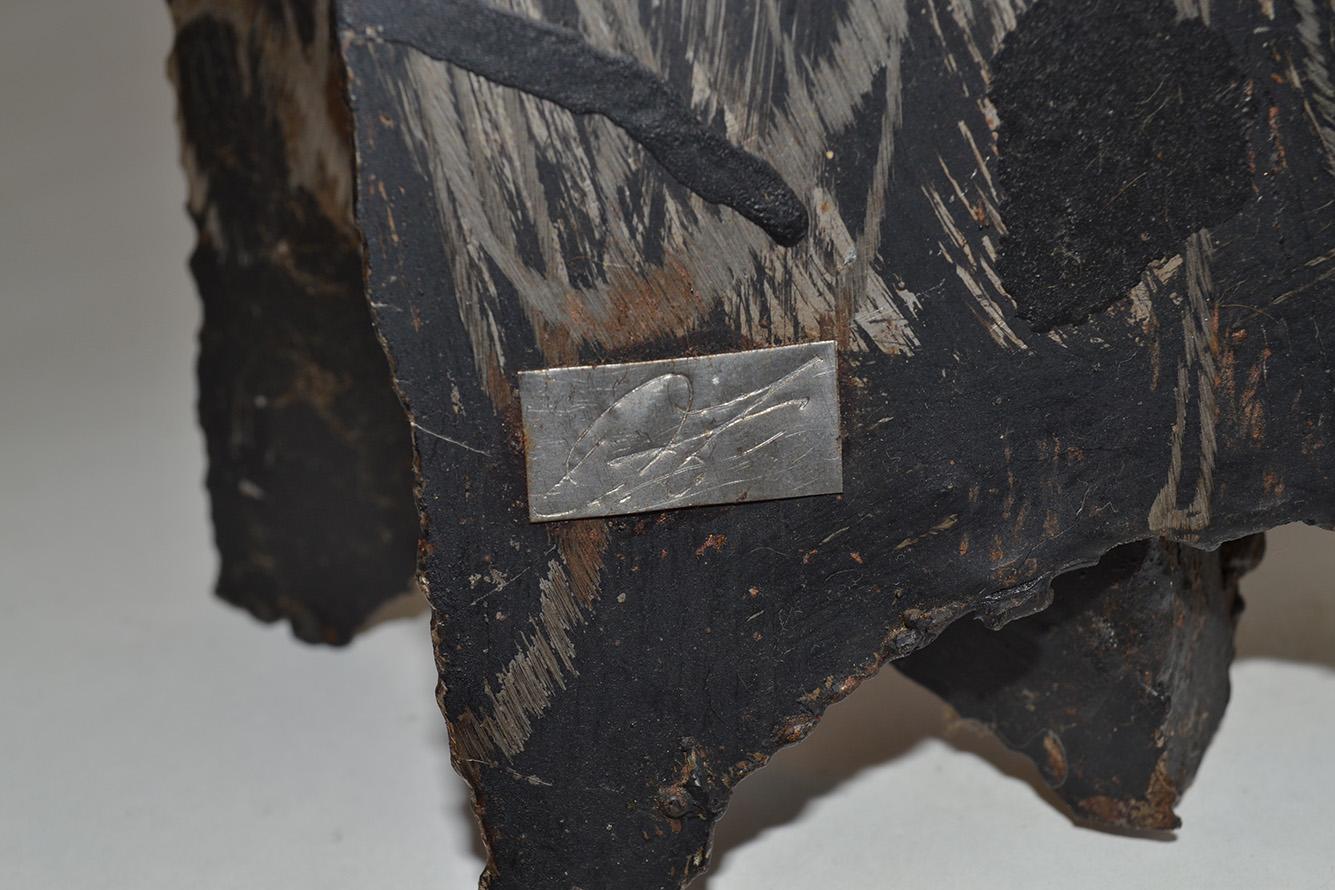 20th Century Set of Three Brutalist Metal Tree Sculptures like Jeré, Paul Evans, 1960's, USA For Sale