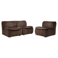 Set of Three "Calida" Lounge Chairs by Giudici for Coim, Italy 1970s
