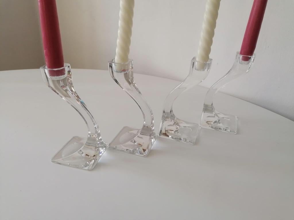 Set of Three Candlesticks by Riedel Austria from the 1970s For Sale 3
