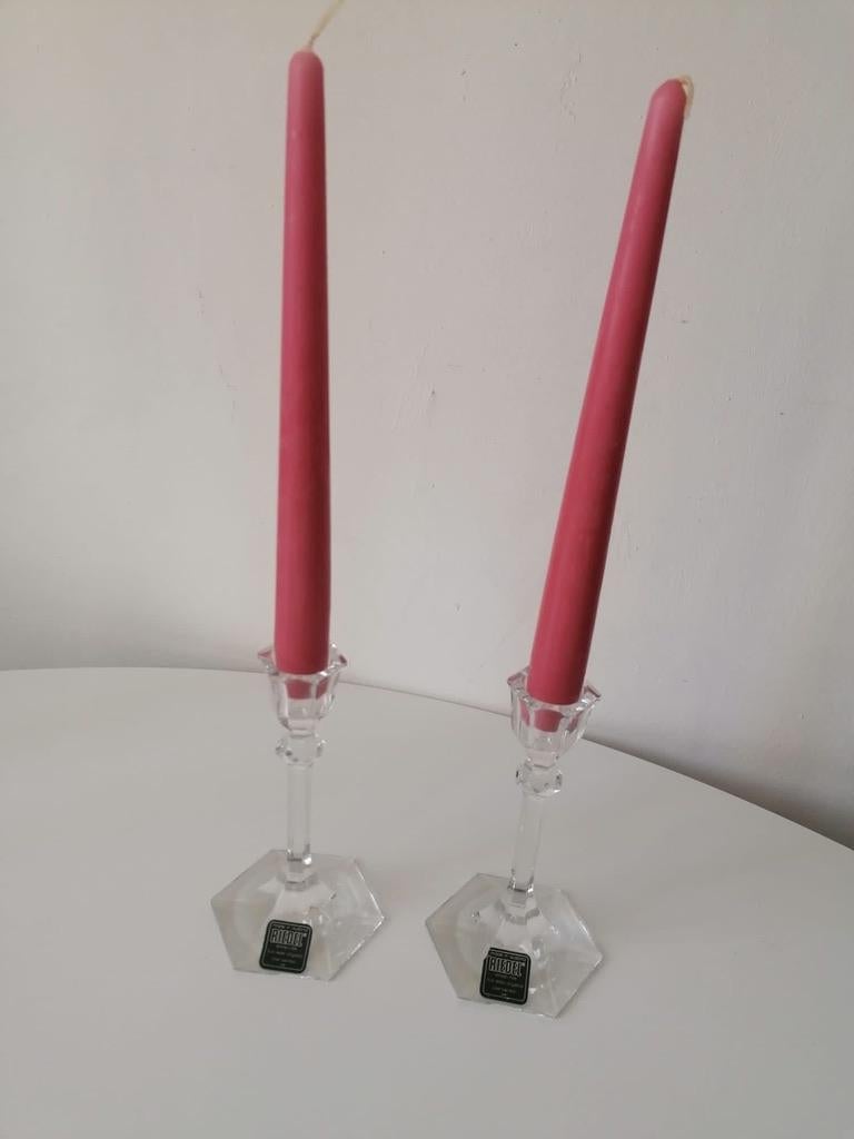 Set of Three Candlesticks by Riedel Austria from the 1970s For Sale 6