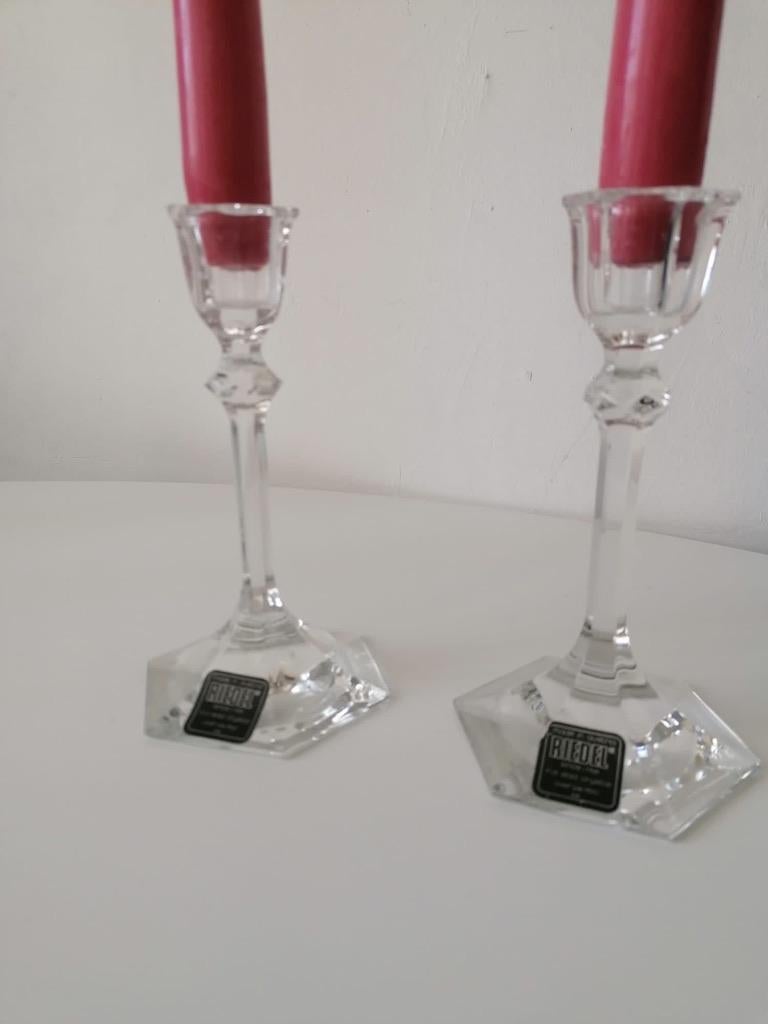 Set of Three Candlesticks by Riedel Austria from the 1970s For Sale 7