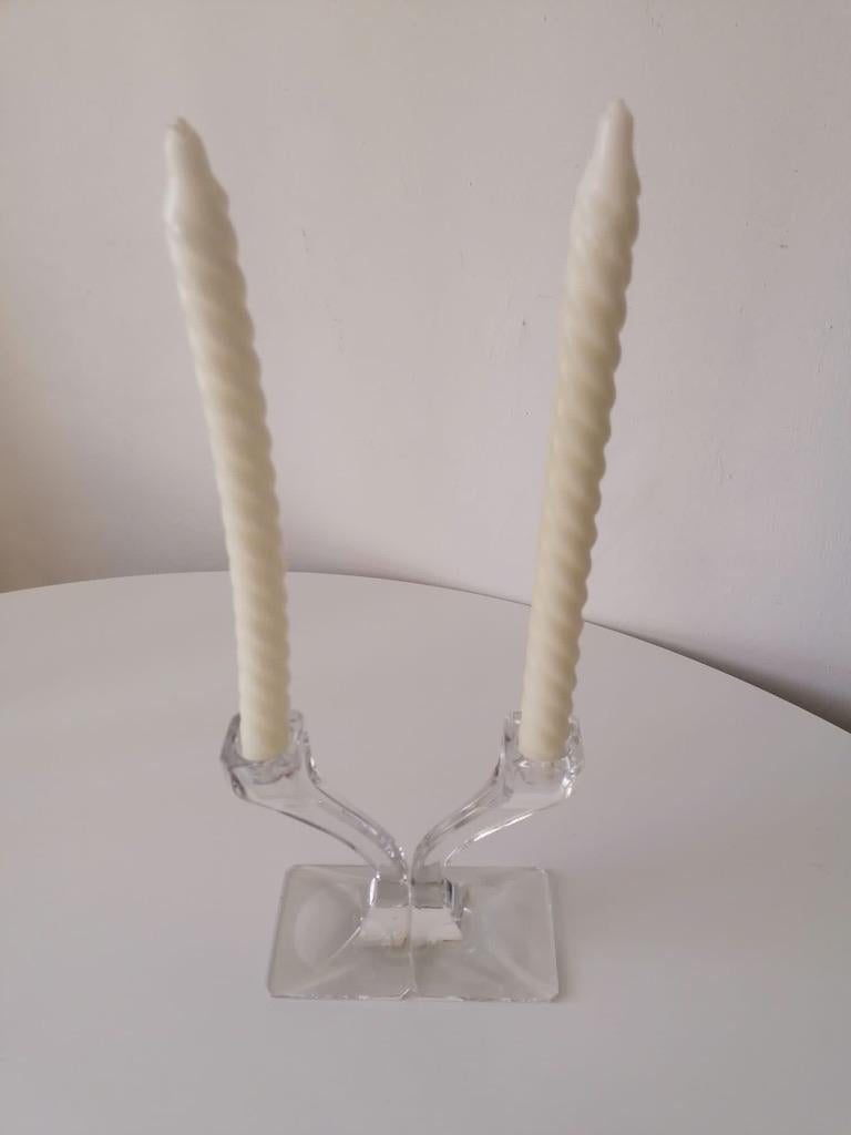 Austrian Set of Three Candlesticks by Riedel Austria from the 1970s For Sale
