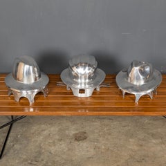 Set di tre blocchi per cappelli in alluminio fuso, Peter Lane & John Boone, 1960 ca.