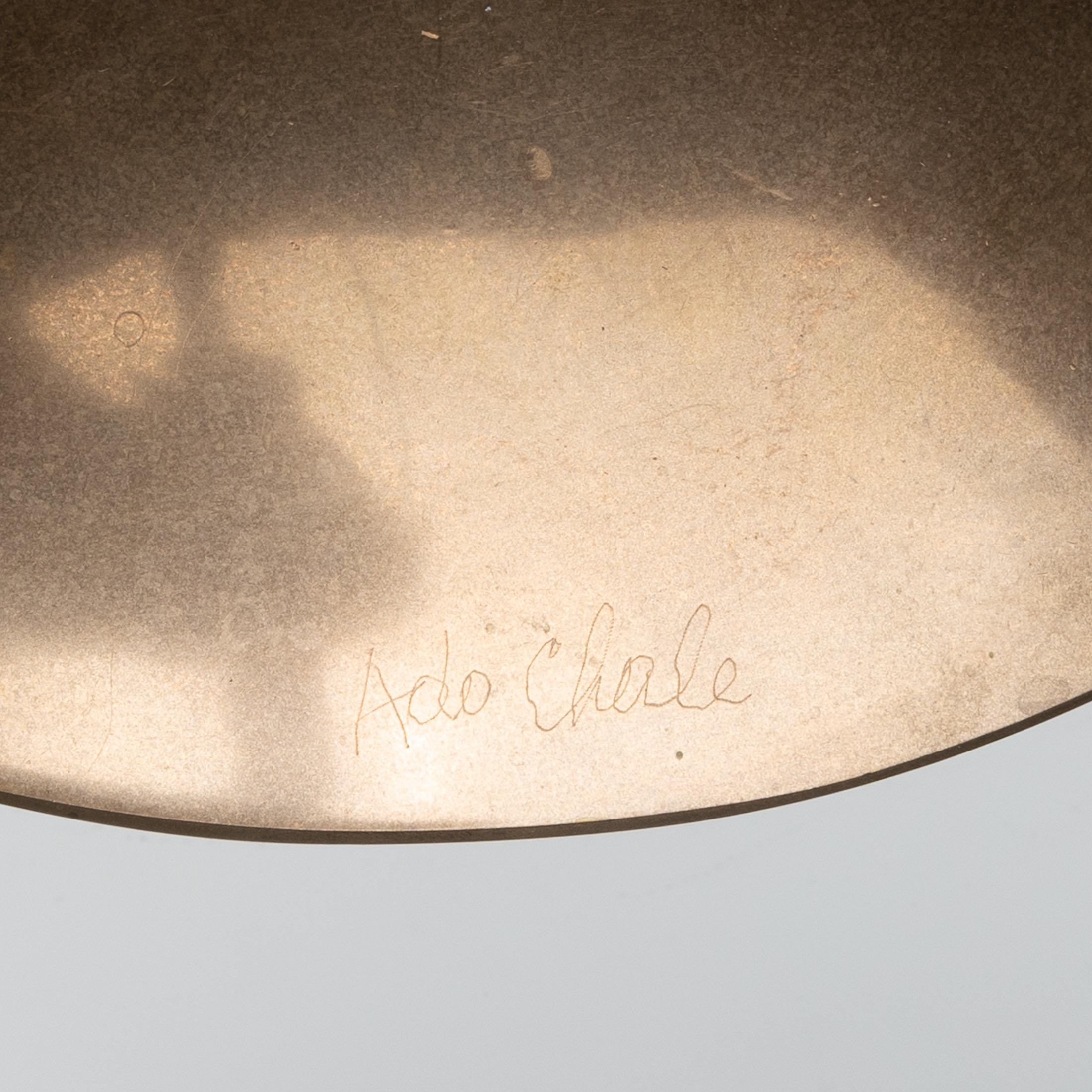 Set of Three Cast Solid Bronze Trinket Bowls by Ado Chale, Belgium 2
