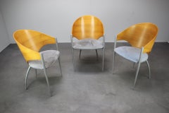 Set of Three Cattelan Italia Dining Chairs, Italy, Circa 1980s