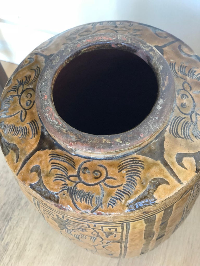 Set of Three Ceramic Chinese Pickle Jars For Sale at 1stDibs chinese