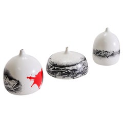 Set of Three Ceramic Vases by Emilio Scanavino for Motta